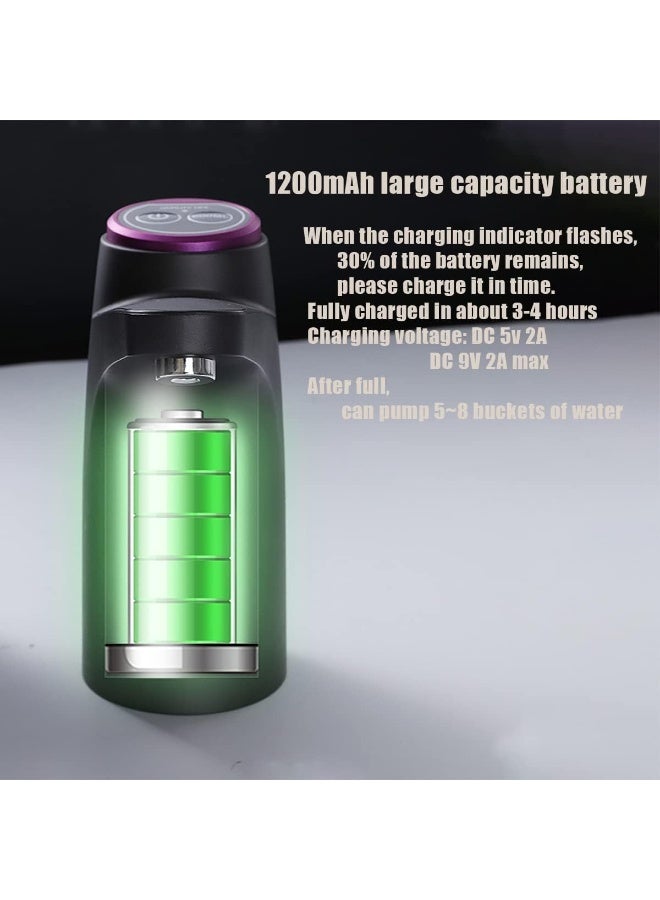 MOMENT 5 Gallon Water Bottle Pump, USB Charging Portable Electric Water Pump - Image 4